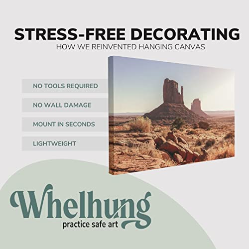 Desert Wall Art, Buttes Canvas Wall Art, Monument Valley Desert Decor, Western Wall Art, Southwestern Wall Decor, (20X30 Framed Canvas Wall Art Arizona Utah) Wall Art For Living Room, Bedroom, Hallway #TOP1