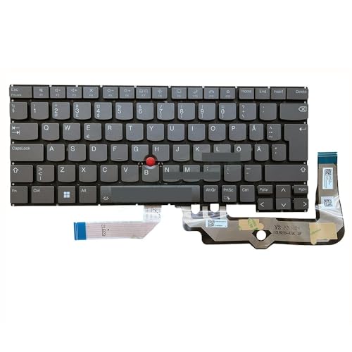 UK GB XEF[fobNCgL[{[h ThinkPad T14S Gen 3 21BRA21BSA21CQA21CR gbN|CgobNCgL[Lbvp(Swedish Backlit)