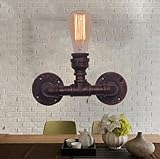 [Lumière & luminosité] Applique équipée d'une douille E27 et conçue pour les lampes LED. Les ampoules normales jusqu'à 40 watts sont également compatibles avec ce spot mural. (Remarque: l'ampoule n'est pas incluse)