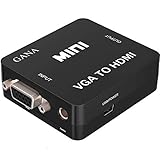 [ VGA zu HDMI Konverter ] ❗Dieses ist NICHT ein bidirektionaler Konverter. Es überträgt NUR das Signal von VGA auf HDMI.Wenn Sie HDMI zu VGA-Adapter kaufen möchten,wir empfehlen, dass Sie ein anderes Produkt kaufen.(ASIN: B01KUXCXTC)