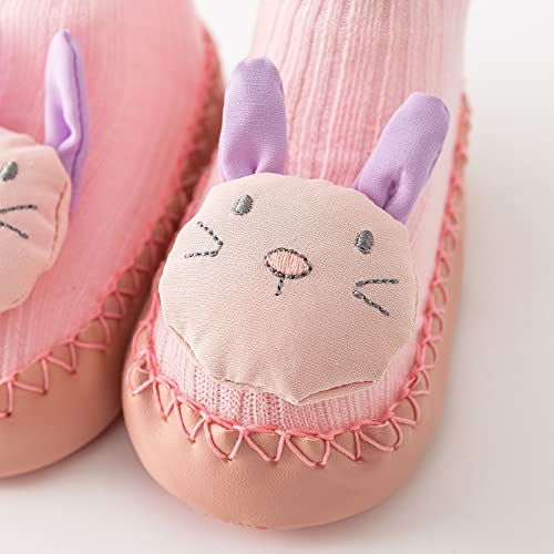Kids Toddler House Slippers Boys Girls Indoor Cartoon Bear Home Shoes Non Slip Sneaker Lightweight Knit Slipper4