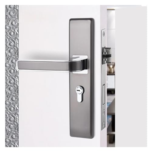 Cerradura de puerta de zinc resistente para herrajes de 35-50mm 2