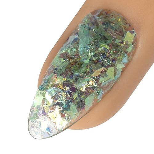 Young Nails Art Glitters - Premium Loose Nail Glitter Powder for Acrylic Nails & Gel Nails, Nail Sequins, Nail Sparkles, Nail Art Powder, Fine & Chunky Glitter, Durable, All Cash Offer, 1 oz