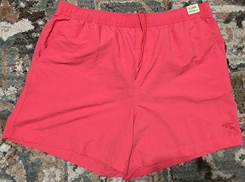 Roundtree & Yorke Caribbean Solid Swim Trunks Pink Coral Size XLarge S65MC0003