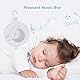 McNory Baby Musical Cot Mobile, Musik Mobile Baby Design Universal Nursery Baby Cot Bed Mobile Cute Music Activity Crib Stroller Soft Toys for Newborn Infant Toddler