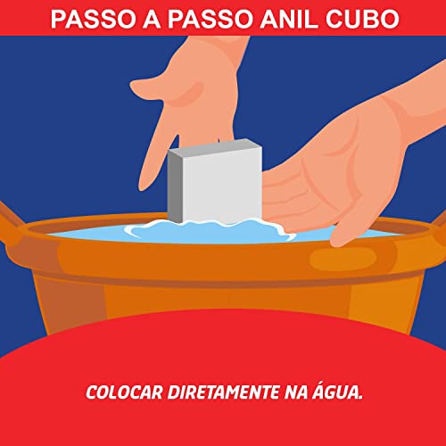 Branqueador Pós Lavagem 90G Cubo Unit, Anil Colman