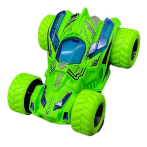 Image of Plastic Push and Go Mini Monster Truck Set,Stunt Truck Car Vehicle Toy for Kids,Push and Go Toys,Car Truck Friction Toys, Baby Toys Cars for Kids,3+ Years (Green Color)