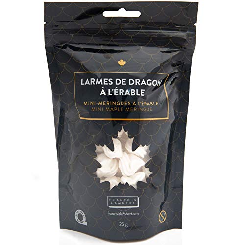 Maple Mini-Meringues Made with 100% Grade A Maple Syrup and Egg Whites 25g (1 Pack)