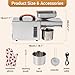 GarveeHome 900W Electric Oil Press Machine - Automatic Cold & Hot Oil Extractor with 304 Stainless Steel, Perfect for Pressing Peanut, Sesame Seeds, Walnut, Almond, Pumpkin, and Rapeseed