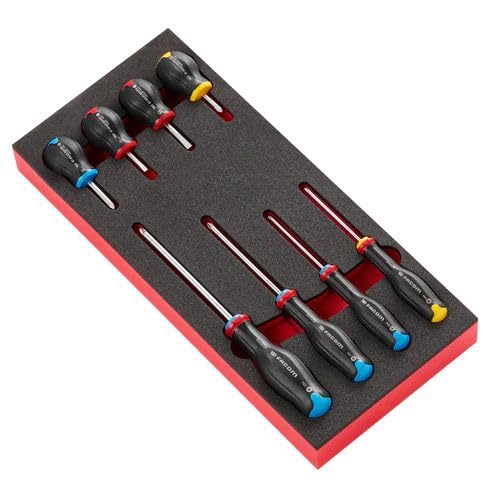 Image of Facom Phillips, Pozidriv Standard Screwdriver Set, 8 Pieces