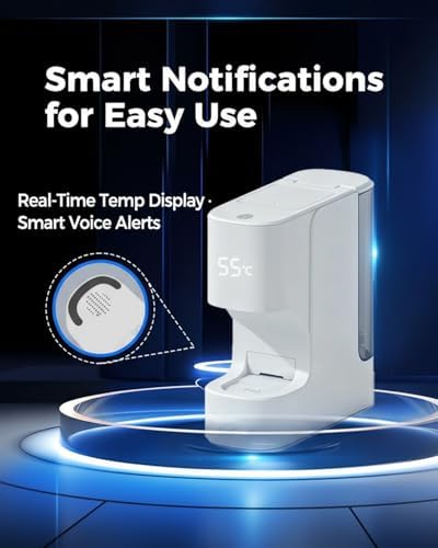 Disposable Towel Heater Machine, Auto Dispensing Warm Towels for Spa & Home Salon, 55°C Constant Temperature, Voice Alerts, 160PCS Compressed Towels