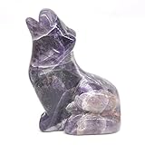 wolf statue minecraft Perfekt für Feng Shui oder einfach für zu Hause oder Büro Dekoration. Erleben Sie die magische und natürliche Schönheit des natürlichen Edelsteins. Es ist ein perfektes Geschenk für Geburtstage, Weihnachten, Valentinstag, Muttertag, Ostern und Vatertag.