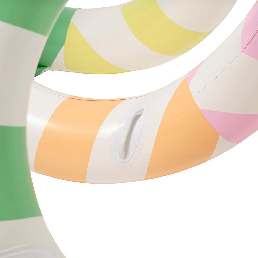 SUNNYLiFE Poolside Sorbet Stripe Giant Inflatable Noodle