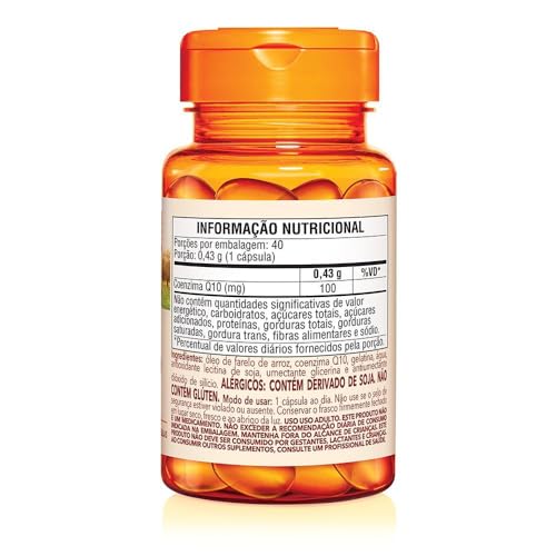 Coenzima Q10 CoQ-10 100mg - 40 Cápsulas