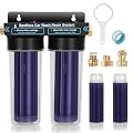 Spotless Water System for Car Wash,Deionized Water Filter with Resin,Deionized Water System for Car Wash,Portable Spot-Free Rinse Unit for RV, Motorcycle, Car,No Towel Drying,Color-Changing Resin