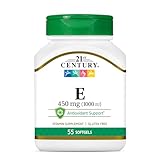 21st Century E 1000 I.U. (Dl-Alpha) Softgels, 55-Count