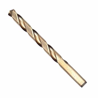 BOSCH CO2159 1-Piece 1/2 in. x 6 in. Cobalt Metal Drill Bit for Drilling Applications in Light-Gauge Metal, High-Carbon Steel, Aluminum and Ally Steel, Cast Iron, Stainless Steel, Titanium