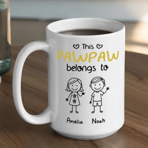 Taza personalizada para abuelo de cerámica miniatura 4