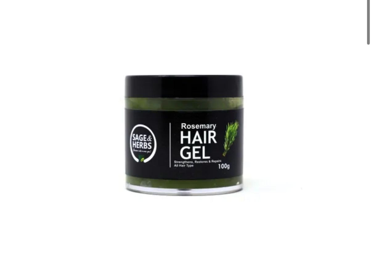 Sage & Herbs Rosemary Hair Gel Soft Shine Hair Improve Growth Control Dandruff Remove split Ends Reduce hair Fall Rosemary Hair Gel