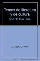 Temas de literatura y de cultura dominicanas (Spanish Edition) 8489525382 Book Cover