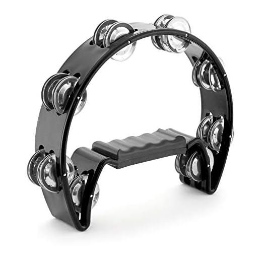 Tiger Media Pandereta Luna en Negro