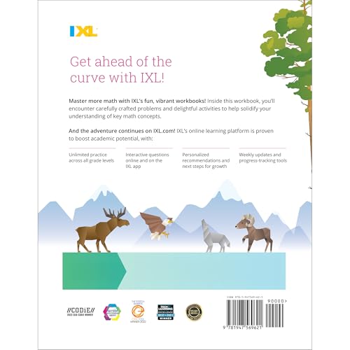 IXL The Ultimate 7th Grade Math Workbook, Middle School Books for Kids Ages 12-13 Covering Geometry, Algebra, Probability, Ratio, and More Mathematics - Image 2