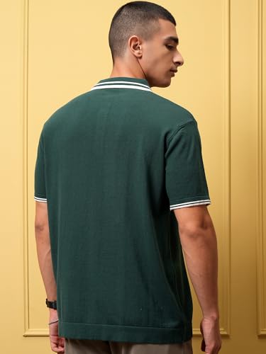 Image of Highlander Men's Polo Tshirt | Flat Knit | Regular Fit | Polo T-Shirt for Man