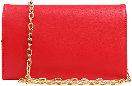 Image of Clutch Purse Evening Bag for Women，Envelope Handbag With Detachable Chain | With Detachable Chain