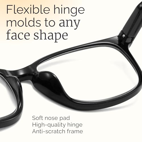 Image of CCVOO Mix & Match Reading Glasses for Women - Lightweight, Comfortable Fit, Clear Vision - Blue Light Blocking