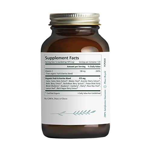 Pure Synergy Pure Radiance C | 4 Oz Powder | Usda Organic | Non-Gmo | Vegan | 100% Natural Vitamin C With Organic Camu Camu Extract #TOP1