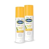 Cetaphil SUN Kids Liposomale Sonnenlotion SPF 50+, 2x150ml, Feuchtigkeitsspendender Sonnenschutz im Pumpspender für empfindliche Baby-Kinderhaut, Leicht verteilbare Sonnencreme, Extra wasserresistent