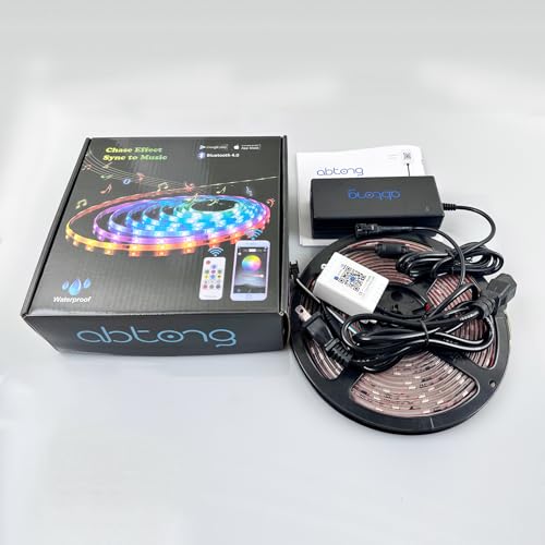 Tira de luces LED RGB impermeable de 10 m miniatura 4