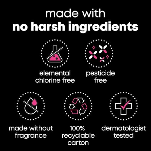 U by Kotex Forro Barely There Liners, absorção de luz, longo, sem fragrância, 5 pacotes de 90 (450 f