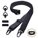 SMAAHHGG 2 Point Rifle Sling, Adjustable Length Paracord Gun Slings
