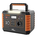 NGTeco Tragbare Powerstation 1000W, 999Wh/270000mAh Solar Generator mit AC/DC/USB-Anschlüssen,...