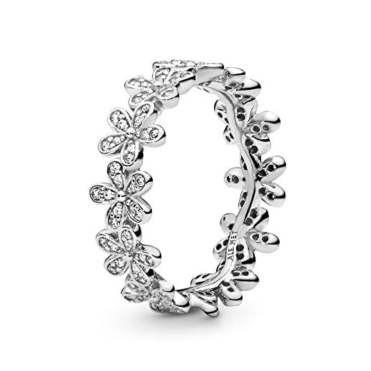 PANDORA Anillo Margaritas Deslumbrantes 190934 CZ 56 MUJER