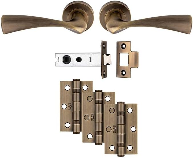 Carlisle Brass UDP007SN/INTB Sintra Latch Pack, Ultimate Door Pack, Satin Nickel