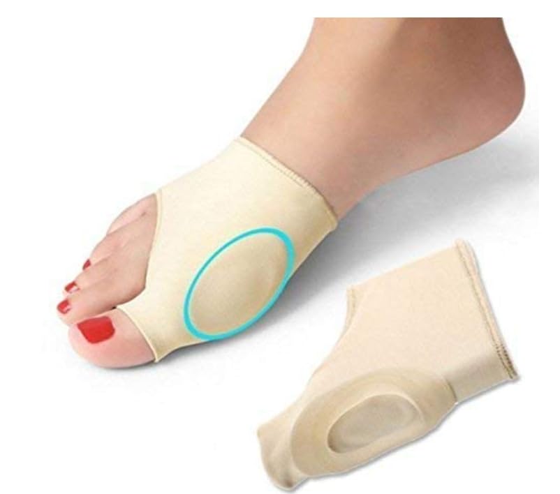 MULTIPLUS Bunion corrector for women men, bunion relief, toe separator Sleeve Stretch Nylon Hallux Valgus Corrector toe support for pain relief(1 Pair)