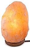 Natural Himalayan Pink Salt Lamp with Bulb & Cord