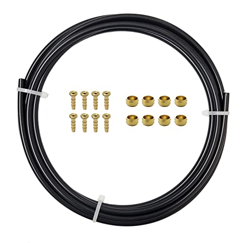 Hydraulic Disc Brake Hose Repair Kit 3 Meters Hose Olive Inset Compatible with BH59 MTB Bike Brake