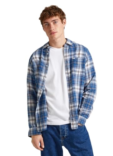Chemise en denim Pepe Jeans Pittsburg homme aux finitions haut de gamme