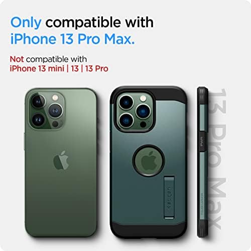 Spigen Tough Armor Case Compatible with iPhone 13 Pro Max - Midnight Green