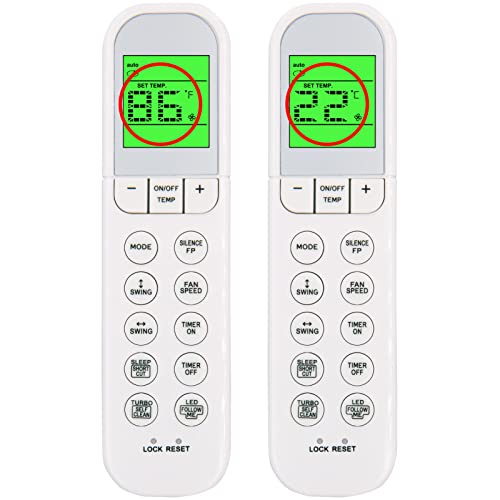 XINJISHIMIN Replacement Remote Control for Mirage Air Conditioner V.0117 ELF120Q CLF120Q ELF121Q CLF121Q ELC120Q CLC120Q ELC121Q CLC121Q ELF181Q CLF181Q ELF261Q CLF261 ELC181Q CLC181Q ELC261Q CLC261Q by XINJISHIMIN - Used condition - Image 4