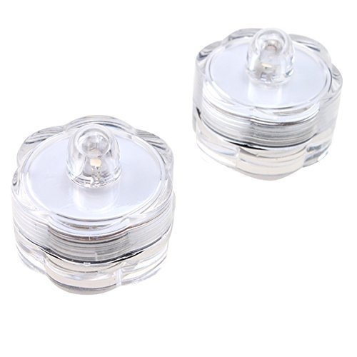 Tdltek Waterproof Submersible Led Lights Tea Lights For Wedding, Party, Decoration (12 Pieces Green) #TOP2