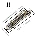 Chinflly Vintage Sliding Door Handle,Retro Barn Door French Vintage Door Pull for Cabinet Hardware Drawer Cabinet Accessories, Bronze