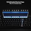 Redragon K670 RGB Backlit Gaming Keyboard, 104 Keys Hot-Swap Mechanical Keyboard, Upgraded Socket, Quiet Linear Red Switch
