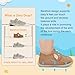 FEETCITY Baby Shoes Girls Boys Barefoot Walking Shoes Flexible Infant Sneaker Newborn Crib Shoe Brown