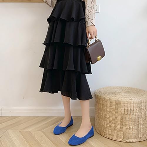 Rojeam Womens Flats Shoes Portable Pumps Ballet Flat Slip-on Ballerina Pumps Shoes Ladies Loafers3