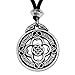 Pewter Celtic Knot Warrior Quatrefoil Shield Pendant