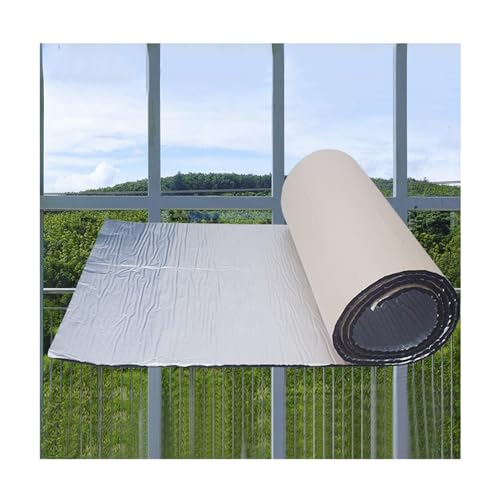 Schiuma fonoassorbente per Auto, Isolamento Acustico Termico, Cuscinetto Isolante Termico, Impermeabile, Adesivo più Forte per ridurre Il Rumore del Firewall, per Tetto, Parete, Cofano Auto,